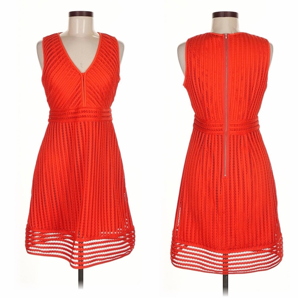 J. Crew Vibrant Orange Sleeveless Dress